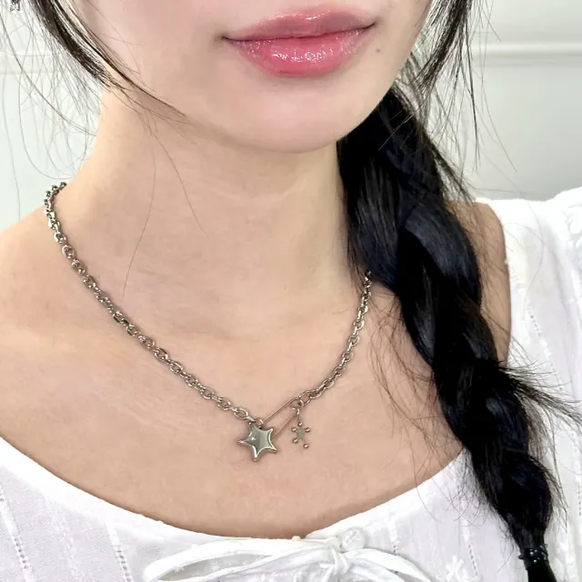 Sparklepin necklace