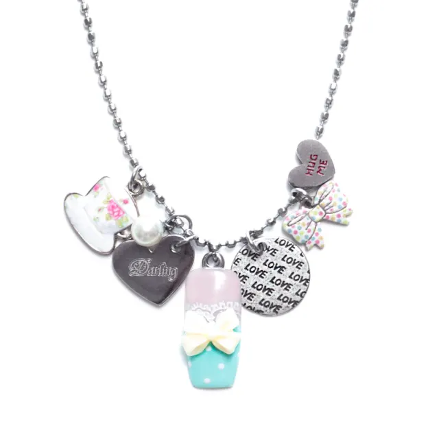 Full topping necklace (mint)
